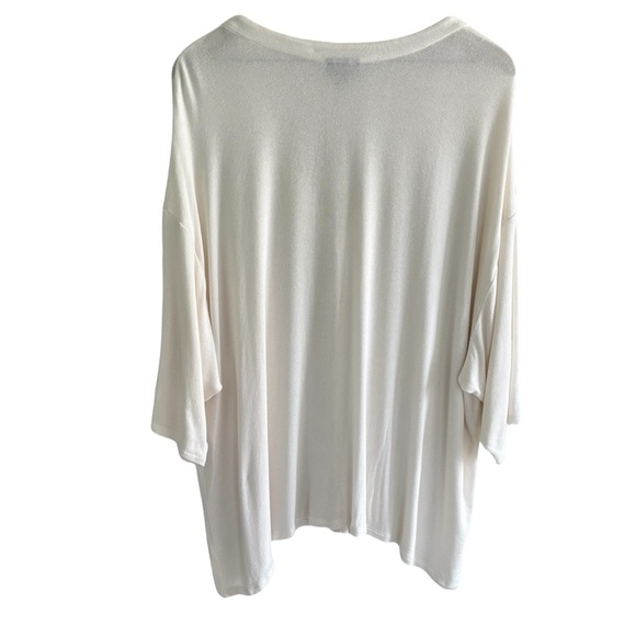 J. Jill Wearever Collection Cream Button-Up Cardigan Casual Lagenlook Size 4X - Picture 16 of 16